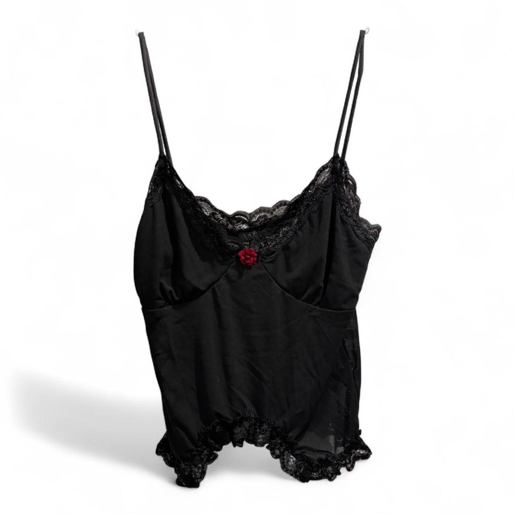 Elegant Black Lace Camisole